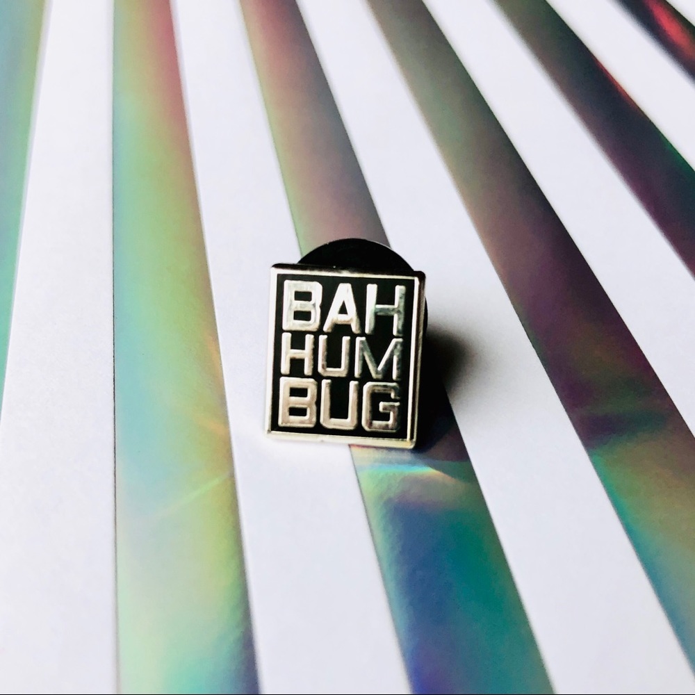 ⚡️ Bah Hum Bug Enamel Pin 👻